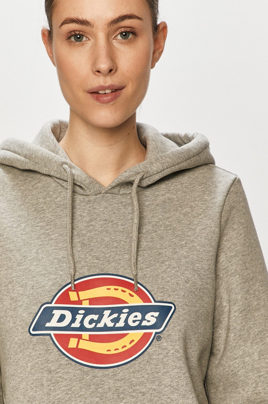 Dickies Суичър дамски в сиво с принт - Pepit.bg