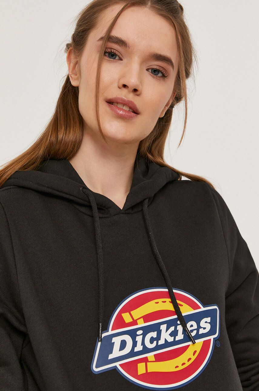 Dickies Суичър дамски в черно с принт - Pepit.bg