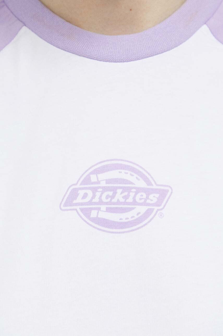 Dickies Тениска в бяло - Pepit.bg