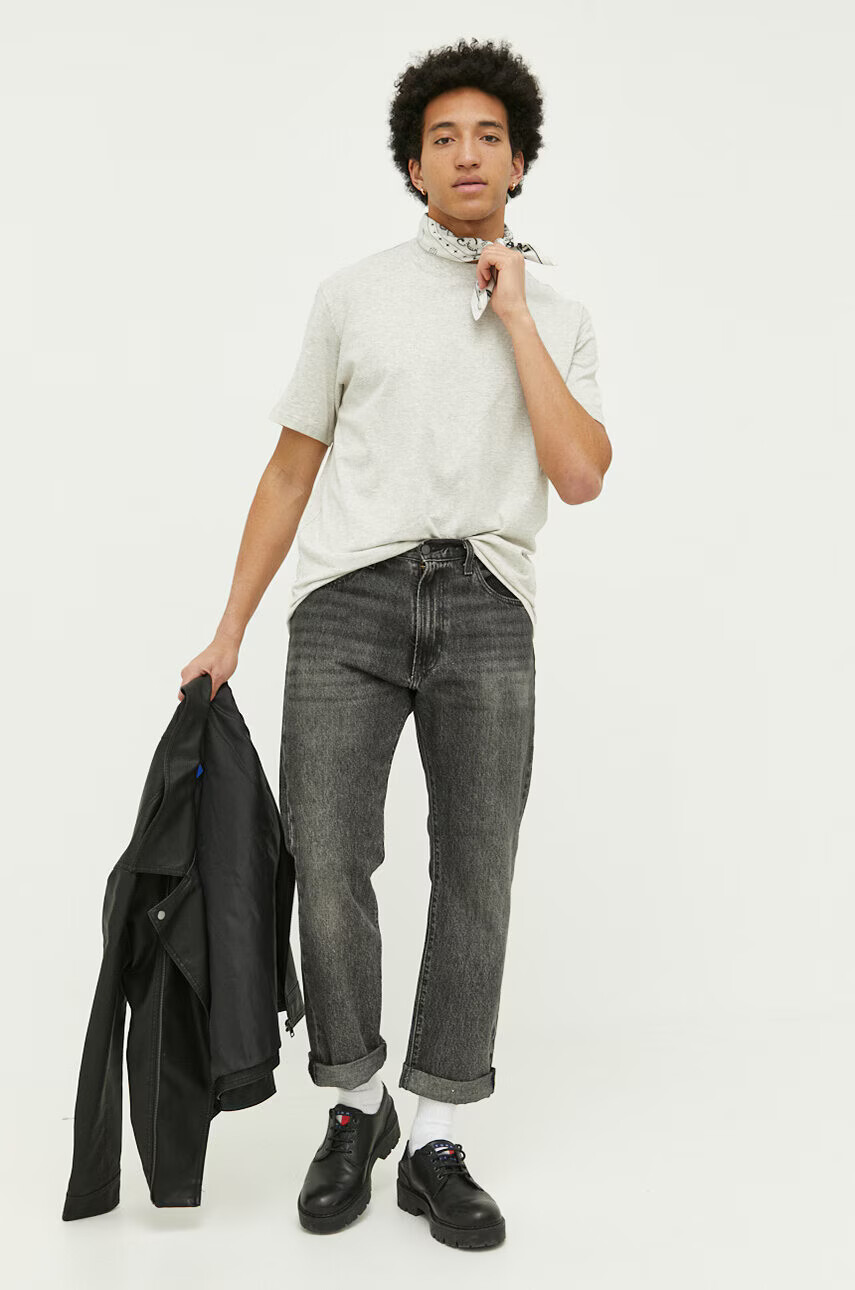 Dickies Тениска в сиво меланж на - Pepit.bg