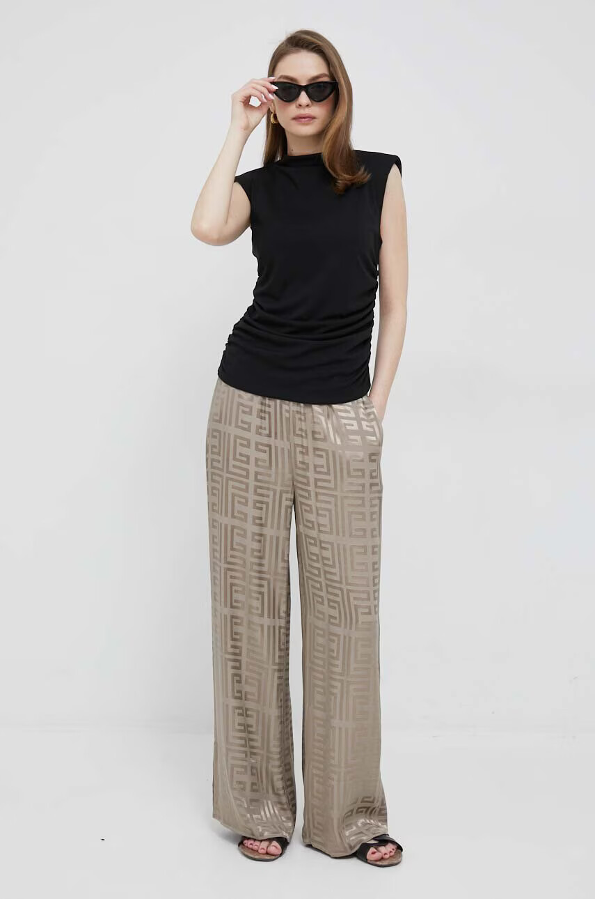 DKNY Блуза в черно с изчистен дизайн - Pepit.bg