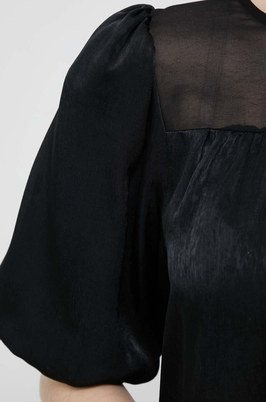 DKNY Блуза в черно с изчистен дизайн - Pepit.bg