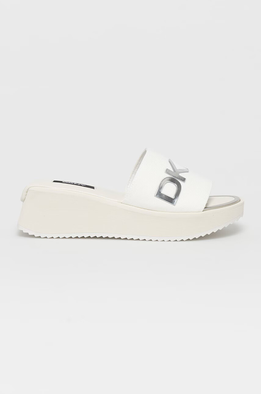 DKNY Чехли дамски в златисто - Pepit.bg