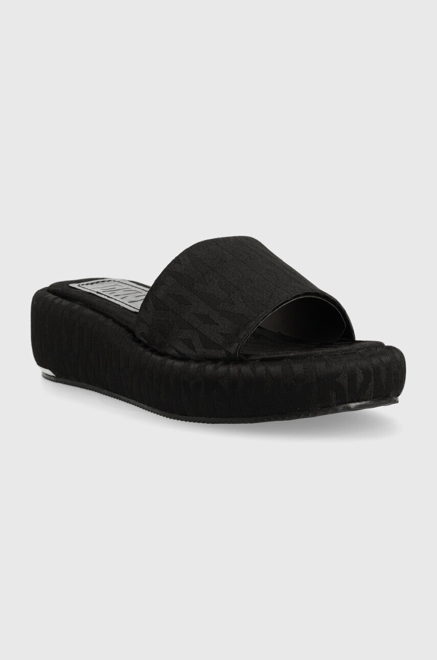 DKNY Чехли OVALIA в черно с платформа K1349809 - Pepit.bg