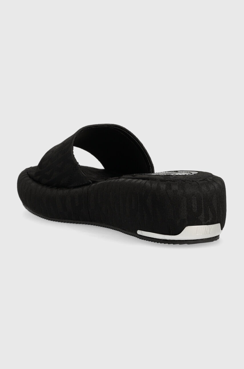 DKNY Чехли OVALIA в черно с платформа K1349809 - Pepit.bg