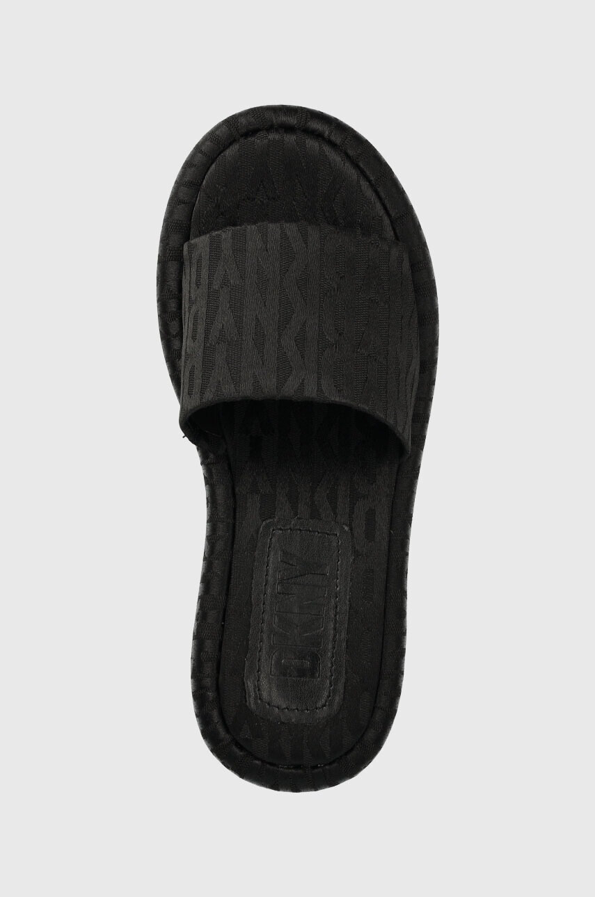 DKNY Чехли OVALIA в черно с платформа K1349809 - Pepit.bg