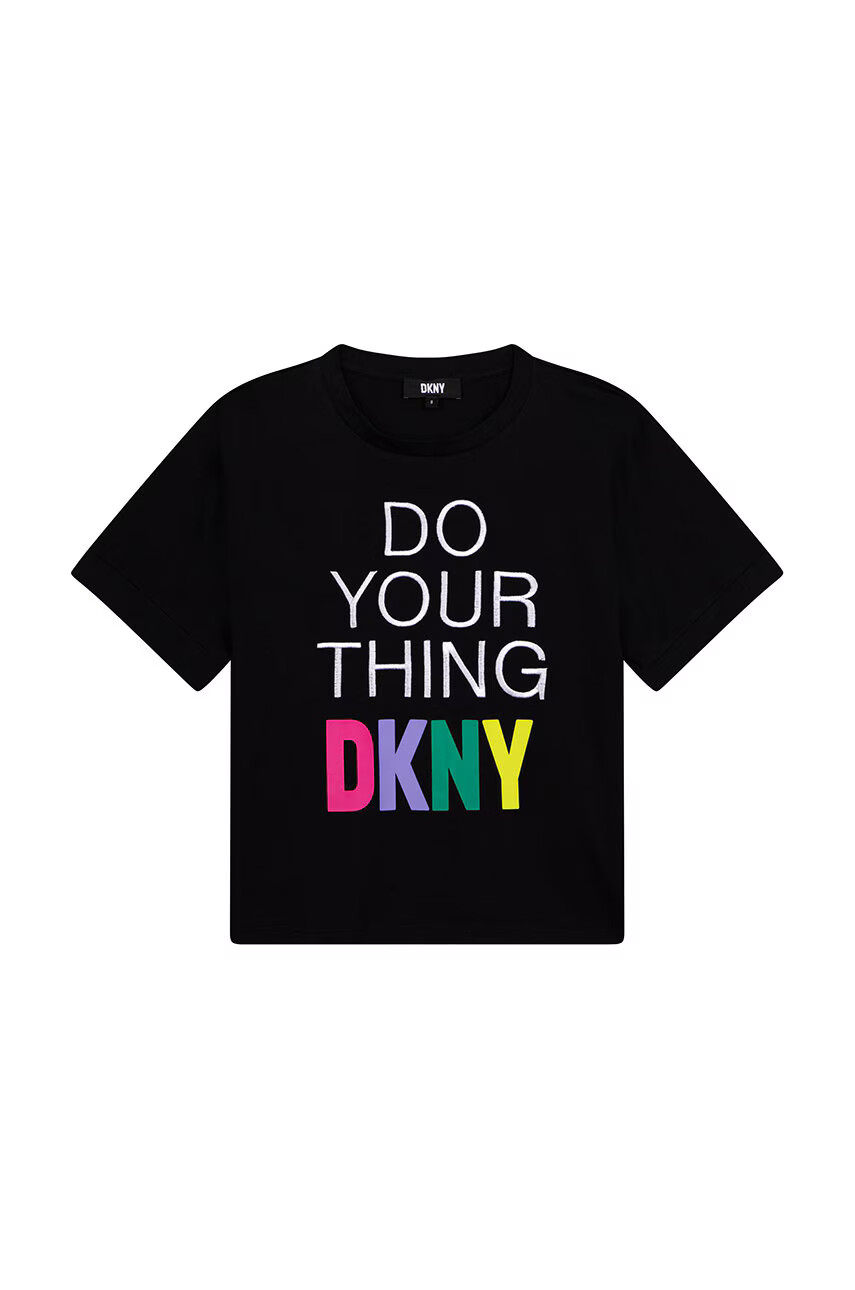 DKNY Детска памучна тениска - Pepit.bg