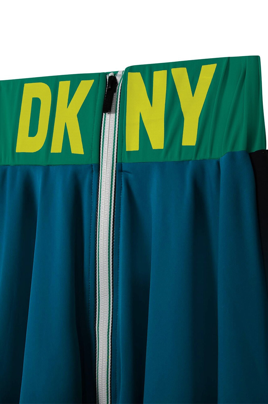 DKNY Детска пола в тюркоазено къс модел разкроен модел - Pepit.bg