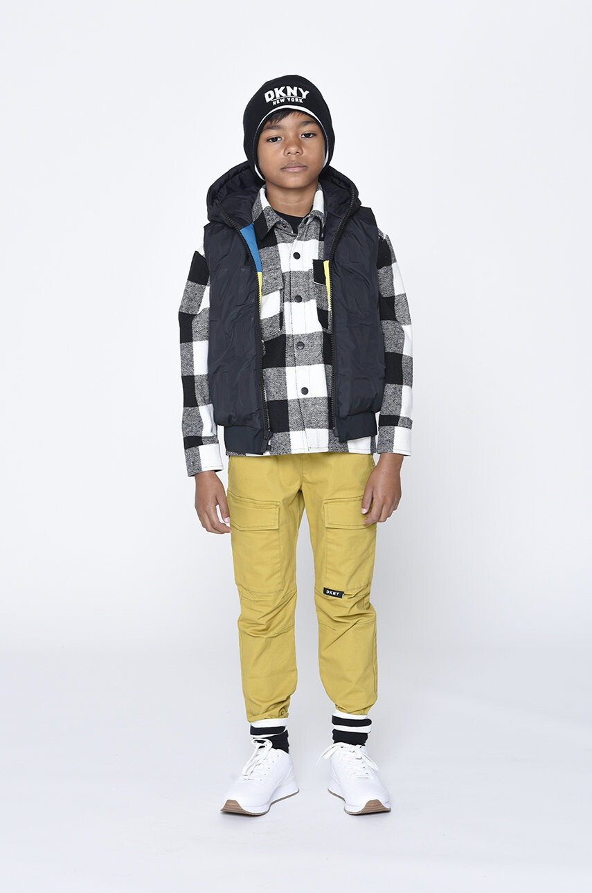DKNY Детска риза в черно - Pepit.bg