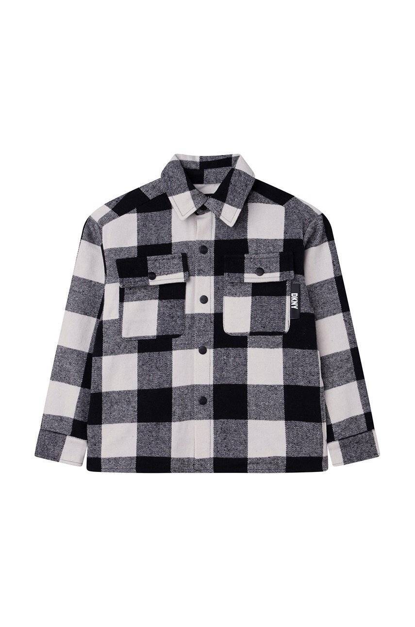 DKNY Детска риза в черно - Pepit.bg