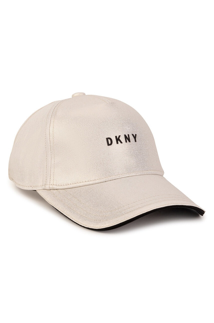 DKNY Детска шапка в златисто с апликация - Pepit.bg