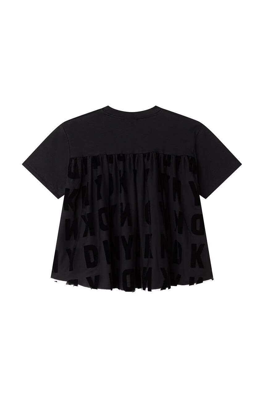 DKNY Детска тениска в лилаво - Pepit.bg