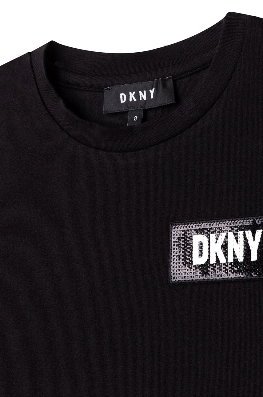 DKNY Детска тениска в черно - Pepit.bg