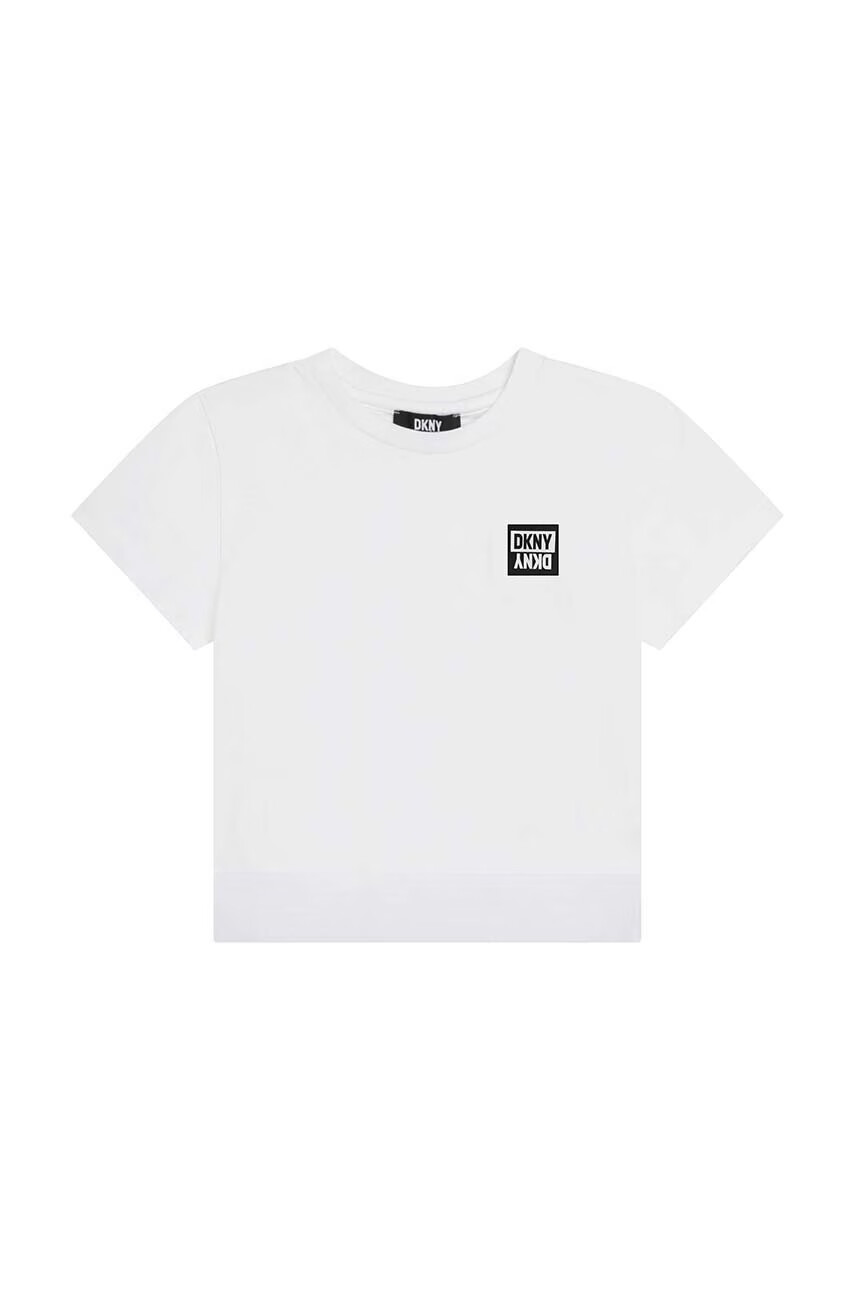 DKNY Детска тениска в бяло - Pepit.bg