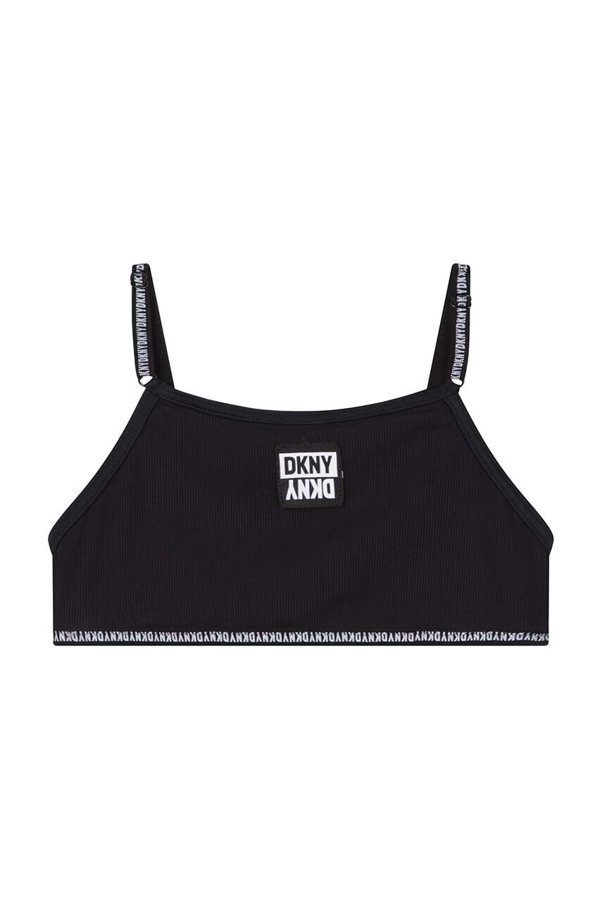 DKNY Детски бански от две части в черно - Pepit.bg