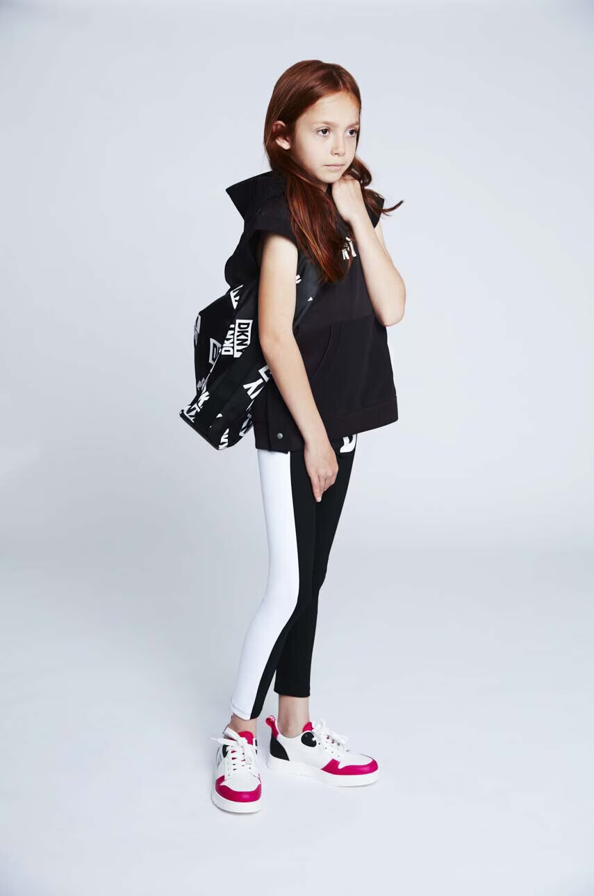 DKNY Детски клин в черно с принт - Pepit.bg