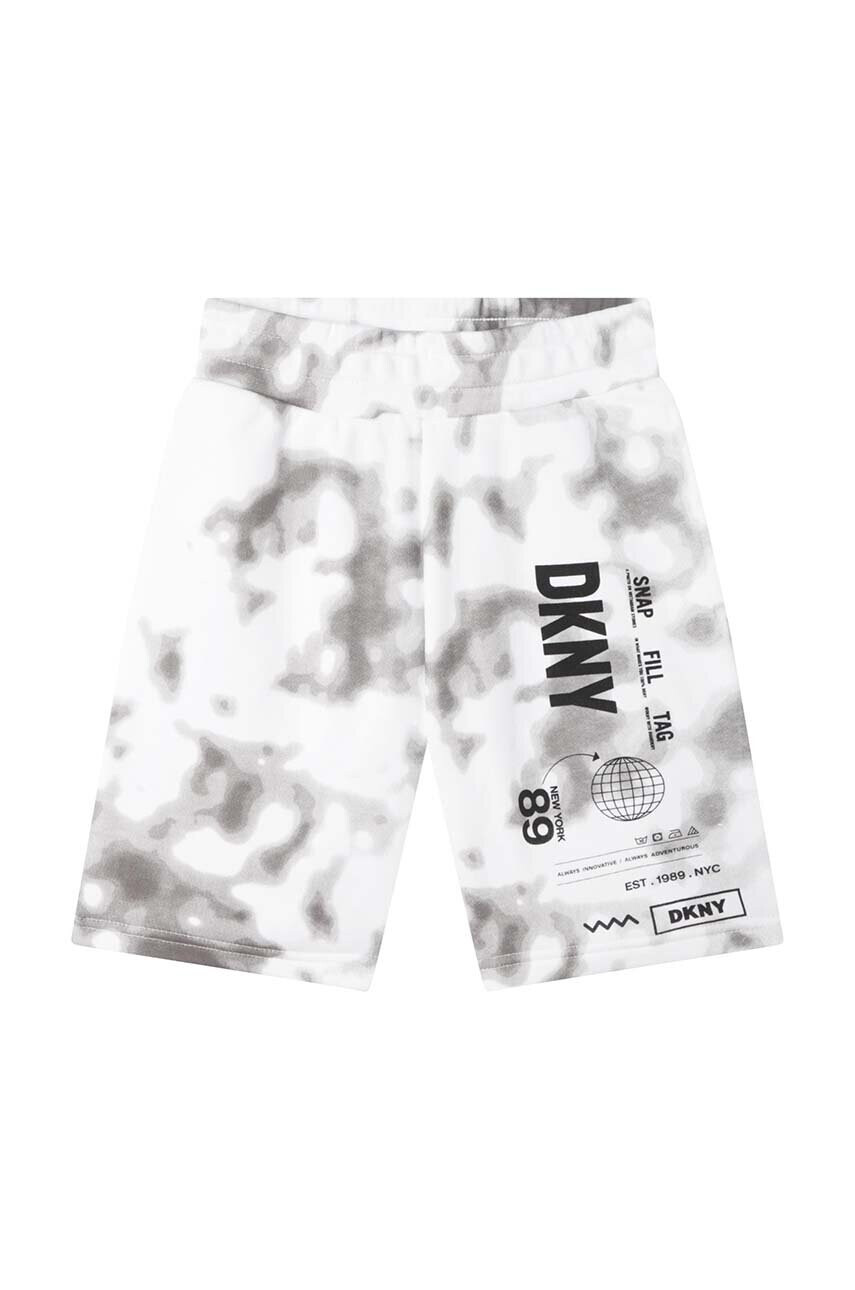 DKNY Детски къси панталони в бяло - Pepit.bg