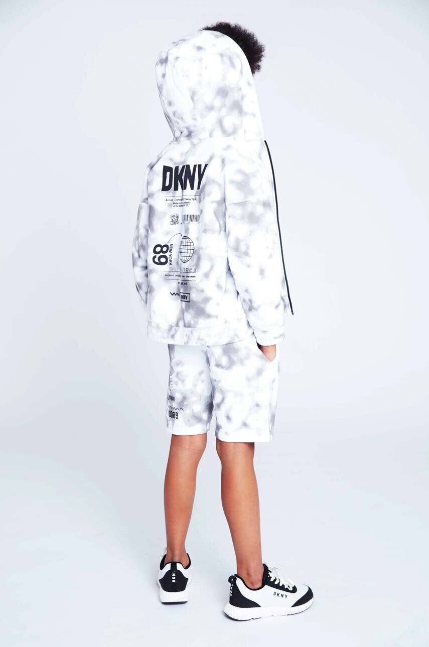 DKNY Детски къси панталони в бяло - Pepit.bg