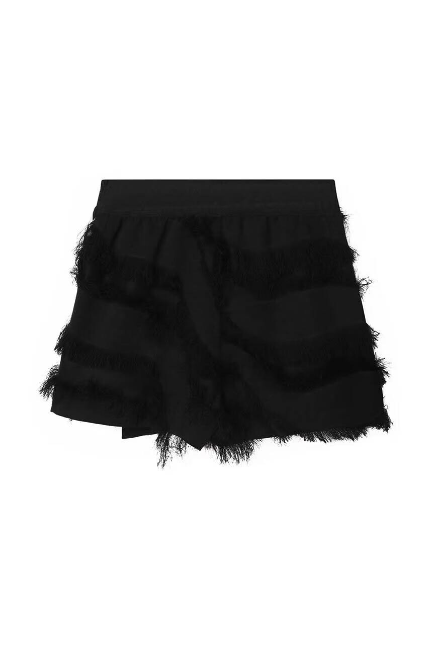 DKNY Детски къси панталони в черно с изчистен дизайн - Pepit.bg