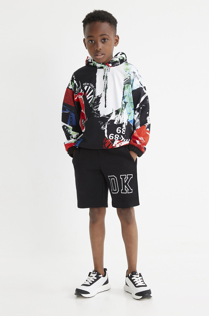 DKNY Детски памучен къс панталон - Pepit.bg