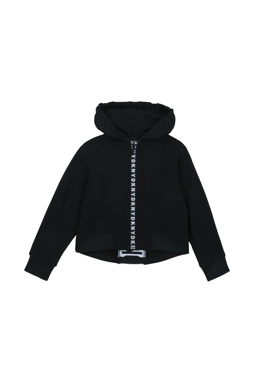 DKNY Детски памучен суичър 156-162 cm - Pepit.bg