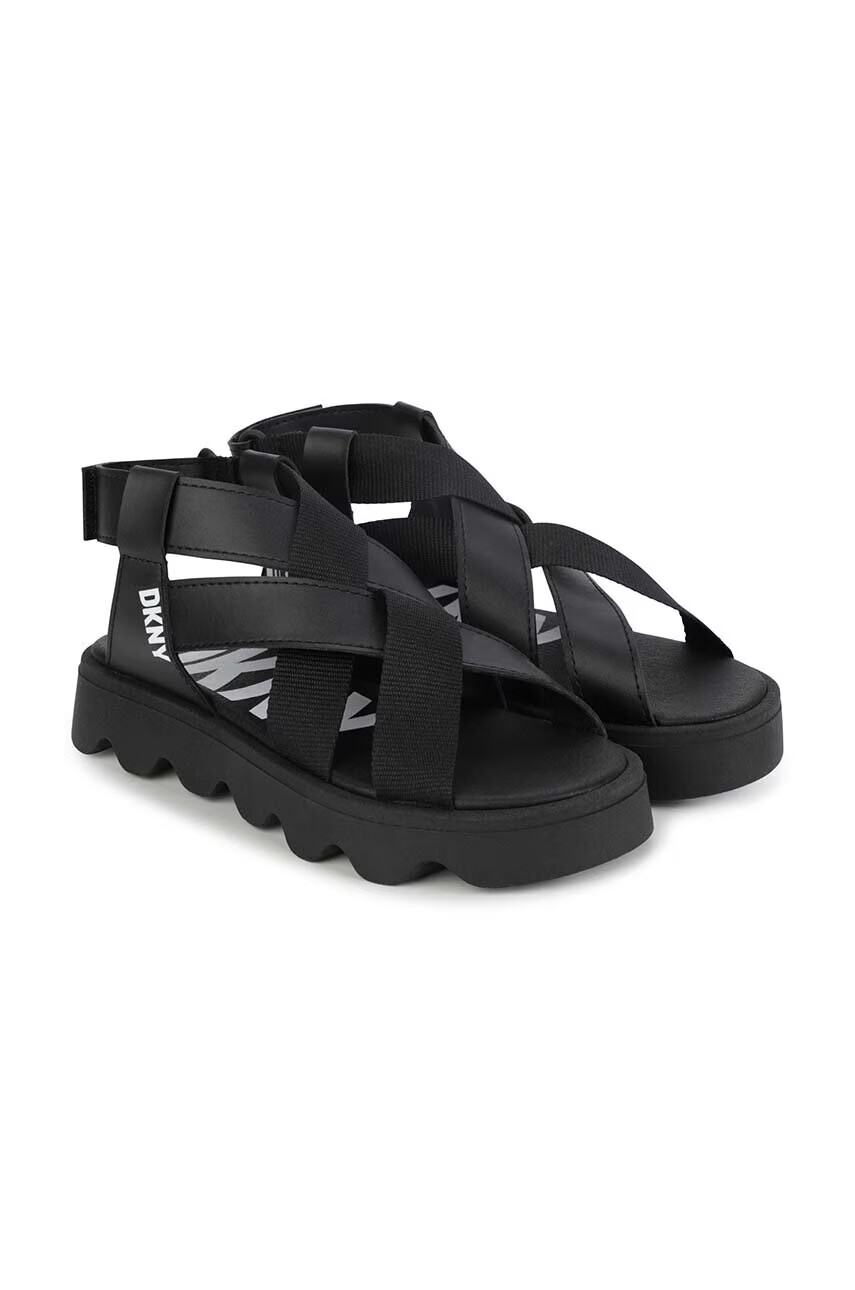 DKNY Детски сандали в черно - Pepit.bg
