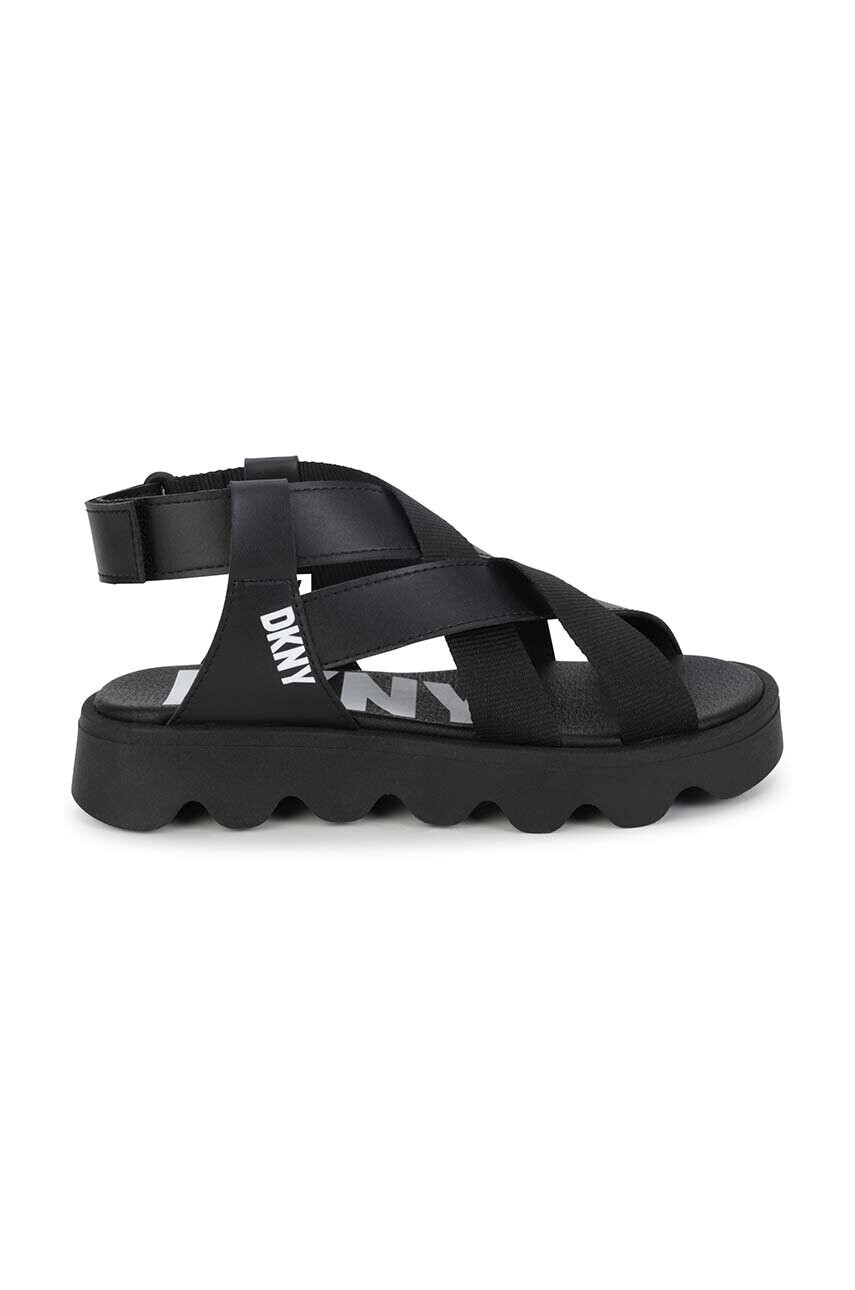 DKNY Детски сандали в черно - Pepit.bg