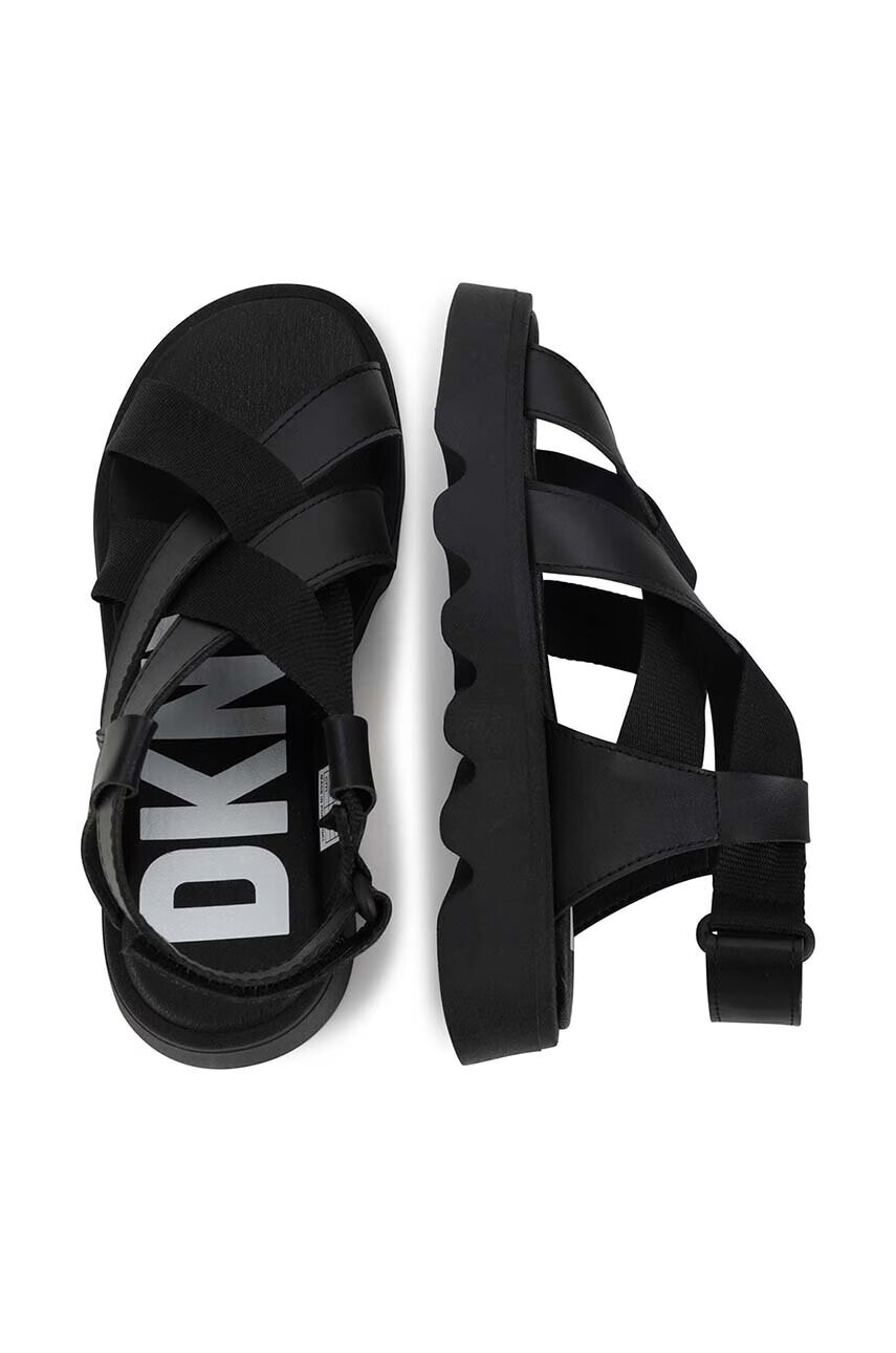 DKNY Детски сандали в черно - Pepit.bg