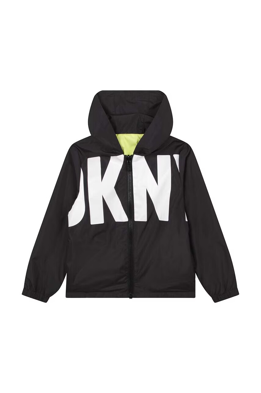 DKNY Детско яке с две лица в черно - Pepit.bg