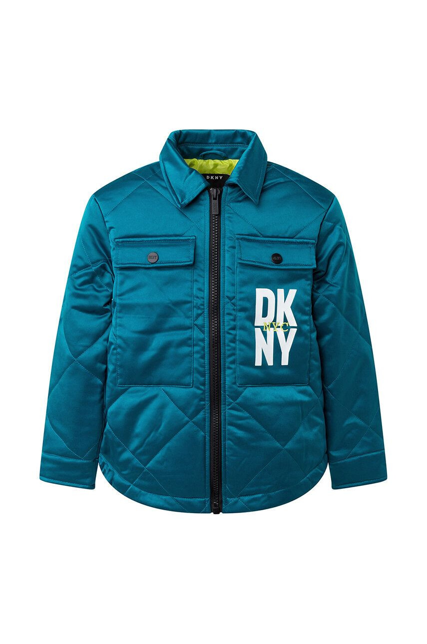 DKNY Детско яке в тюркоазено - Pepit.bg