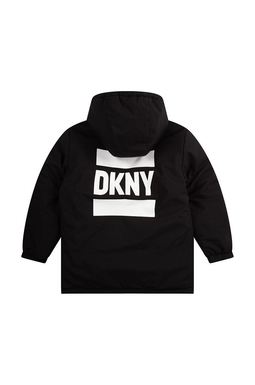 DKNY Детско яке в черно - Pepit.bg