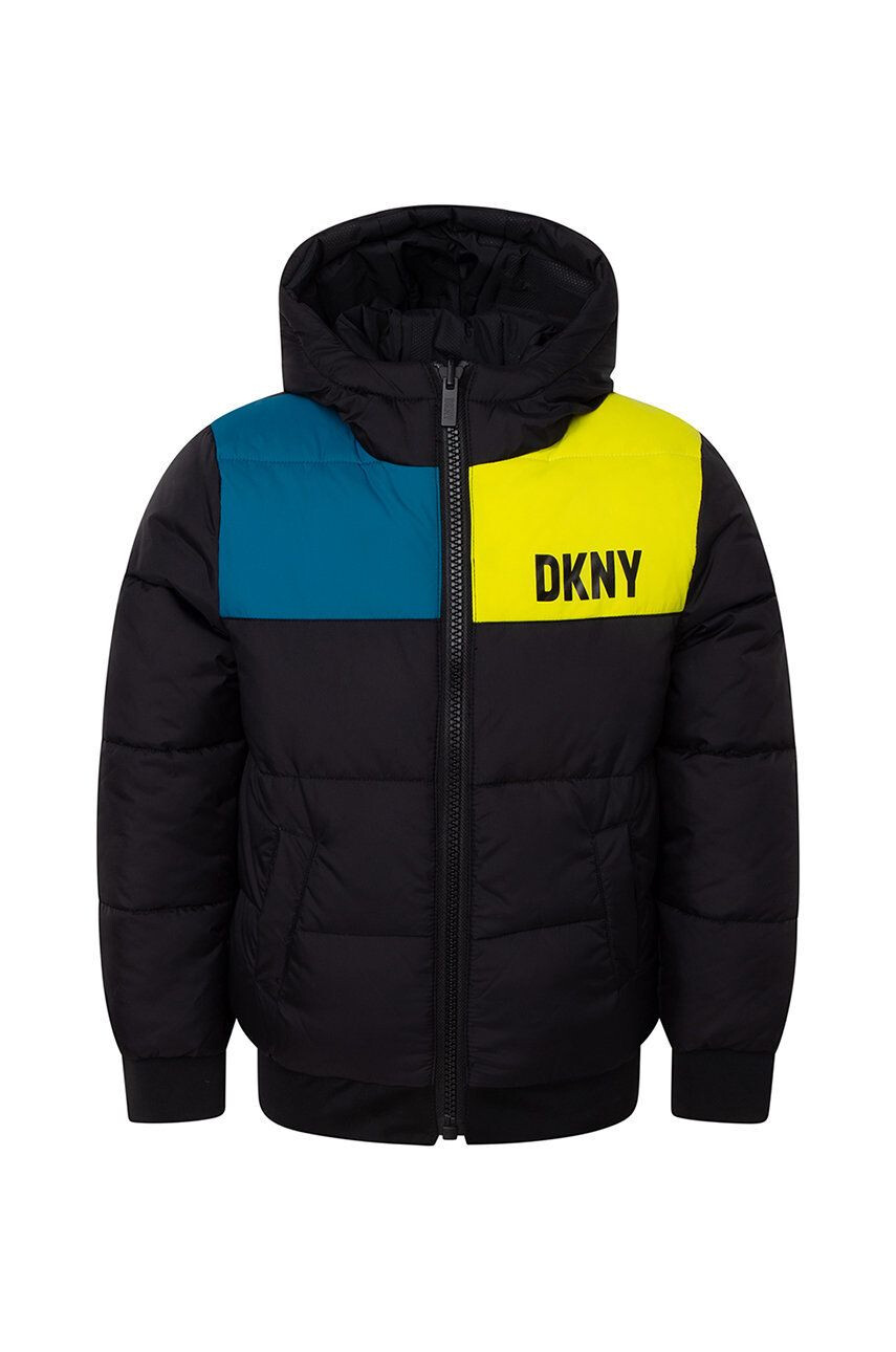 DKNY Детско яке с две лица в черно - Pepit.bg