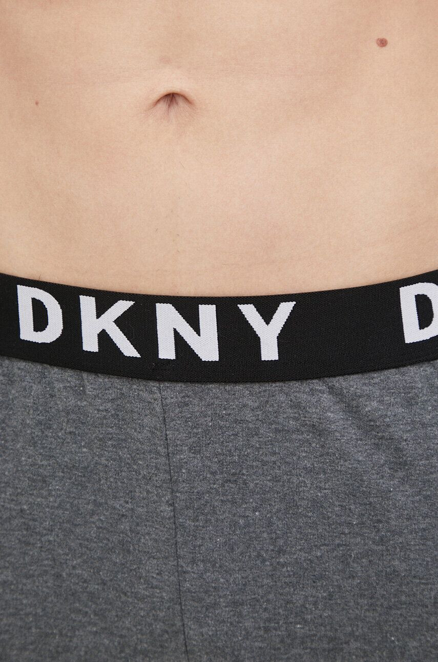 DKNY Долнище на пижама мъжко в сиво с изчистен дизайн - Pepit.bg