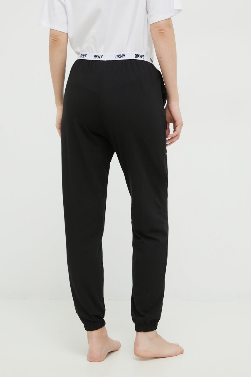DKNY Долнище на пижама дамско в черно - Pepit.bg