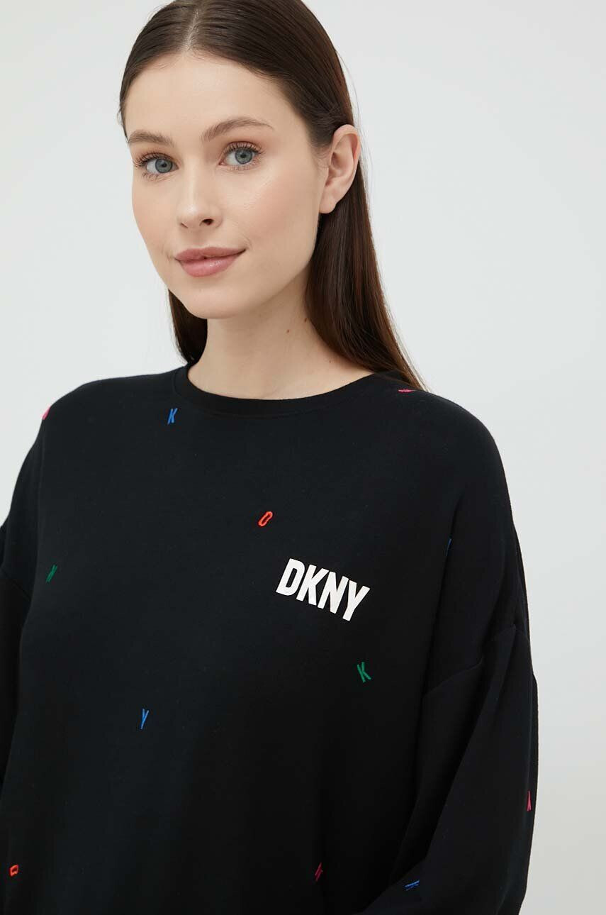 DKNY Домашен суичър в черно - Pepit.bg