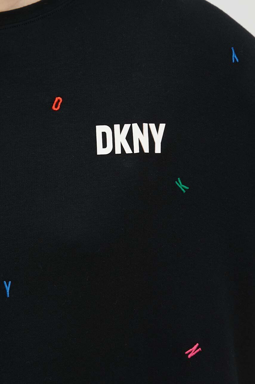 DKNY Домашен суичър в черно - Pepit.bg