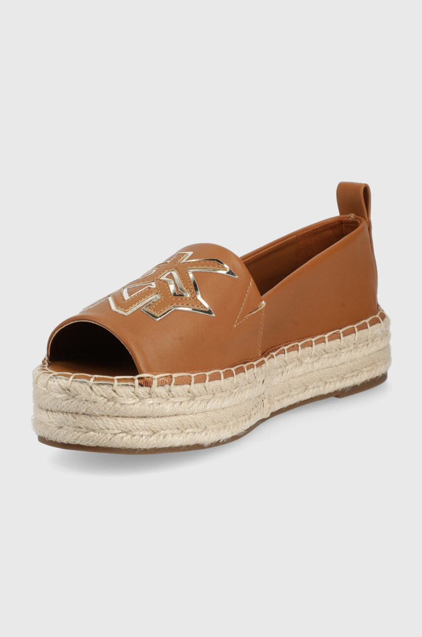 DKNY Еспадрили Maddy в кафяво с платформа - Pepit.bg
