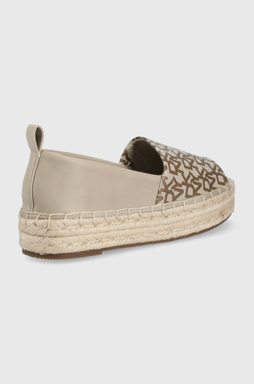 DKNY Еспадрили Magan в бежово с платформа - Pepit.bg