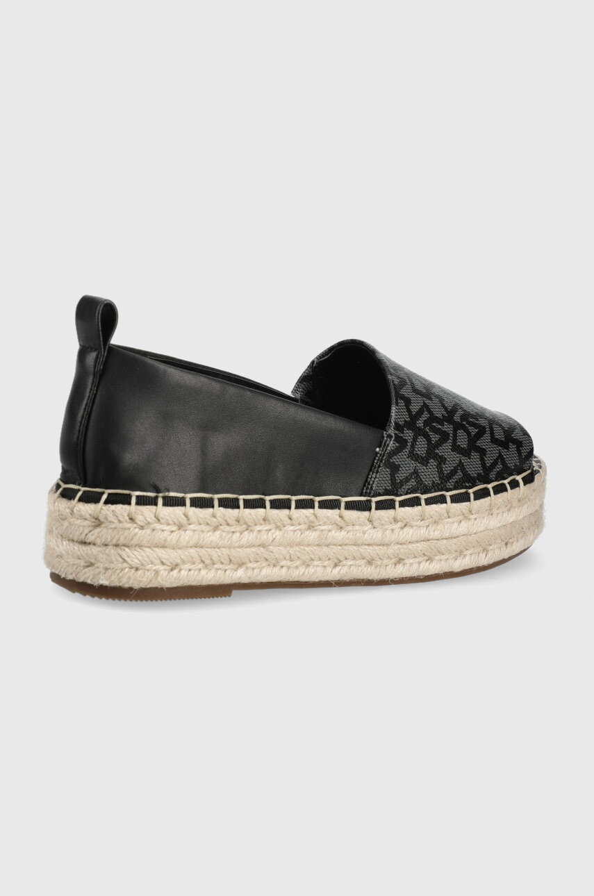 DKNY Еспадрили Magan в черно с платформа - Pepit.bg