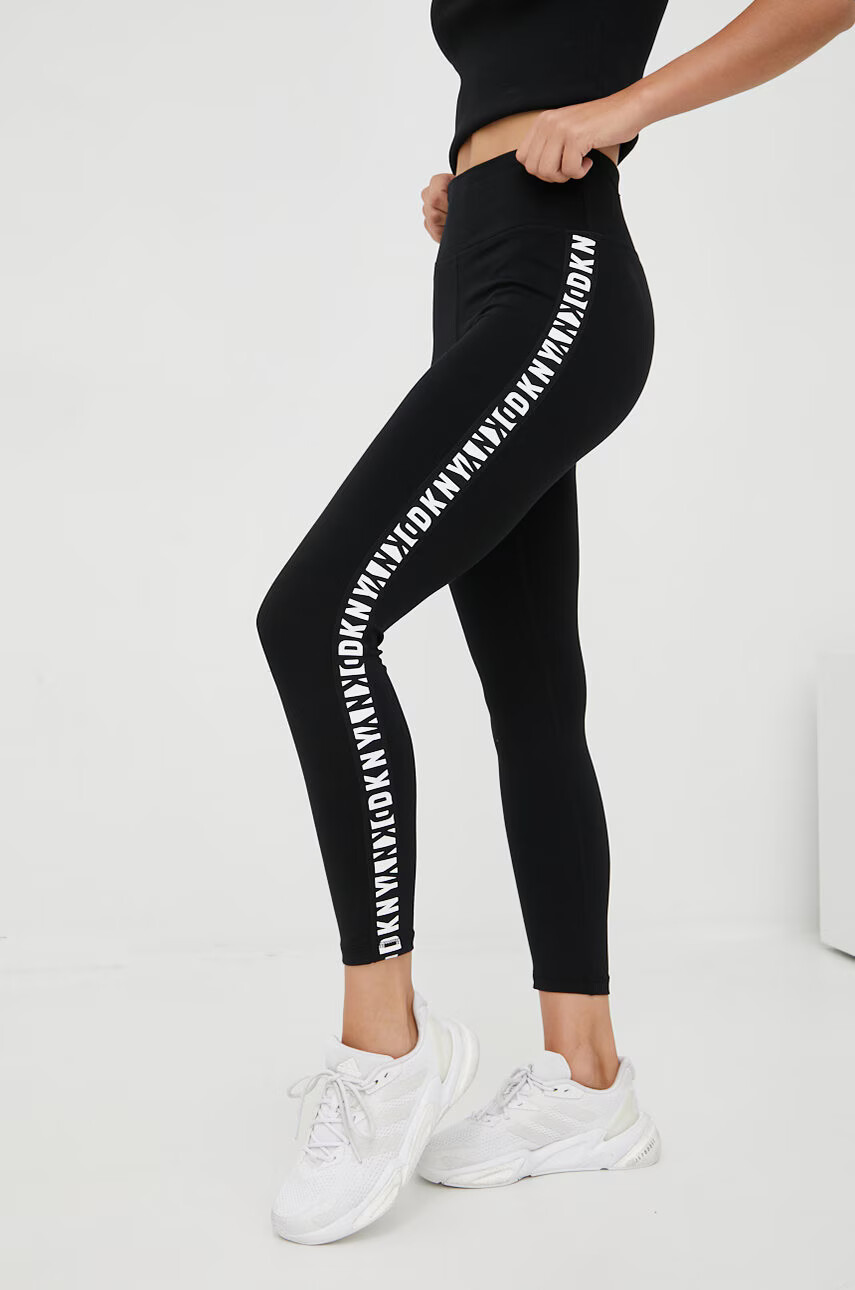 DKNY Клин в черно с апликация - Pepit.bg