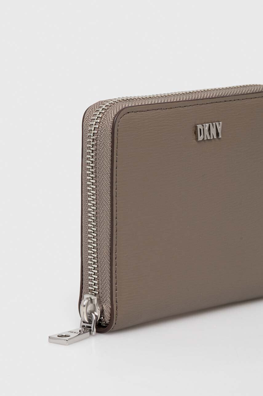 DKNY Кожен портфейл дамски в черно - Pepit.bg