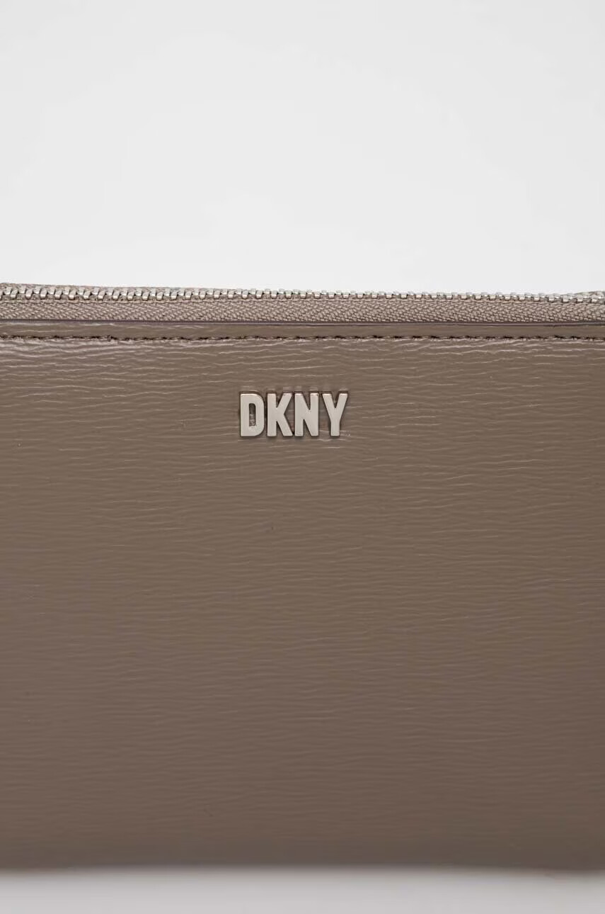 DKNY Кожен портфейл дамски в черно - Pepit.bg