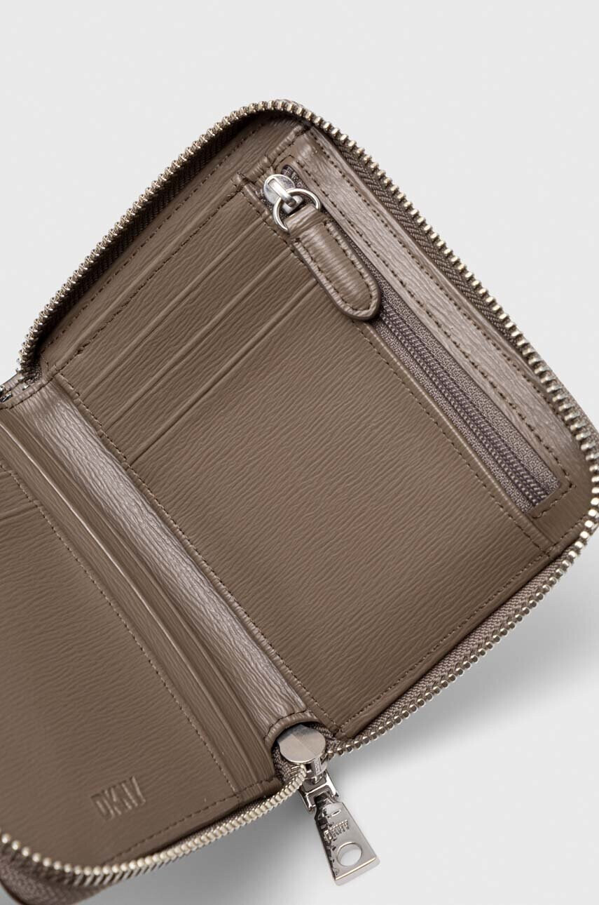 DKNY Кожен портфейл дамски в черно - Pepit.bg