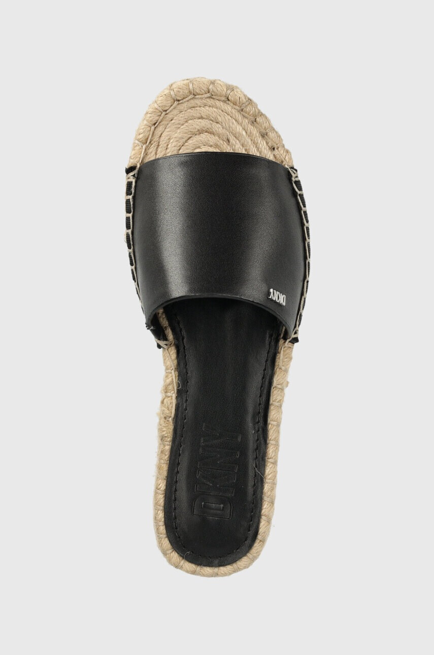 DKNY Кожени чехли CAMILLO в черно с платформа K1304618 - Pepit.bg