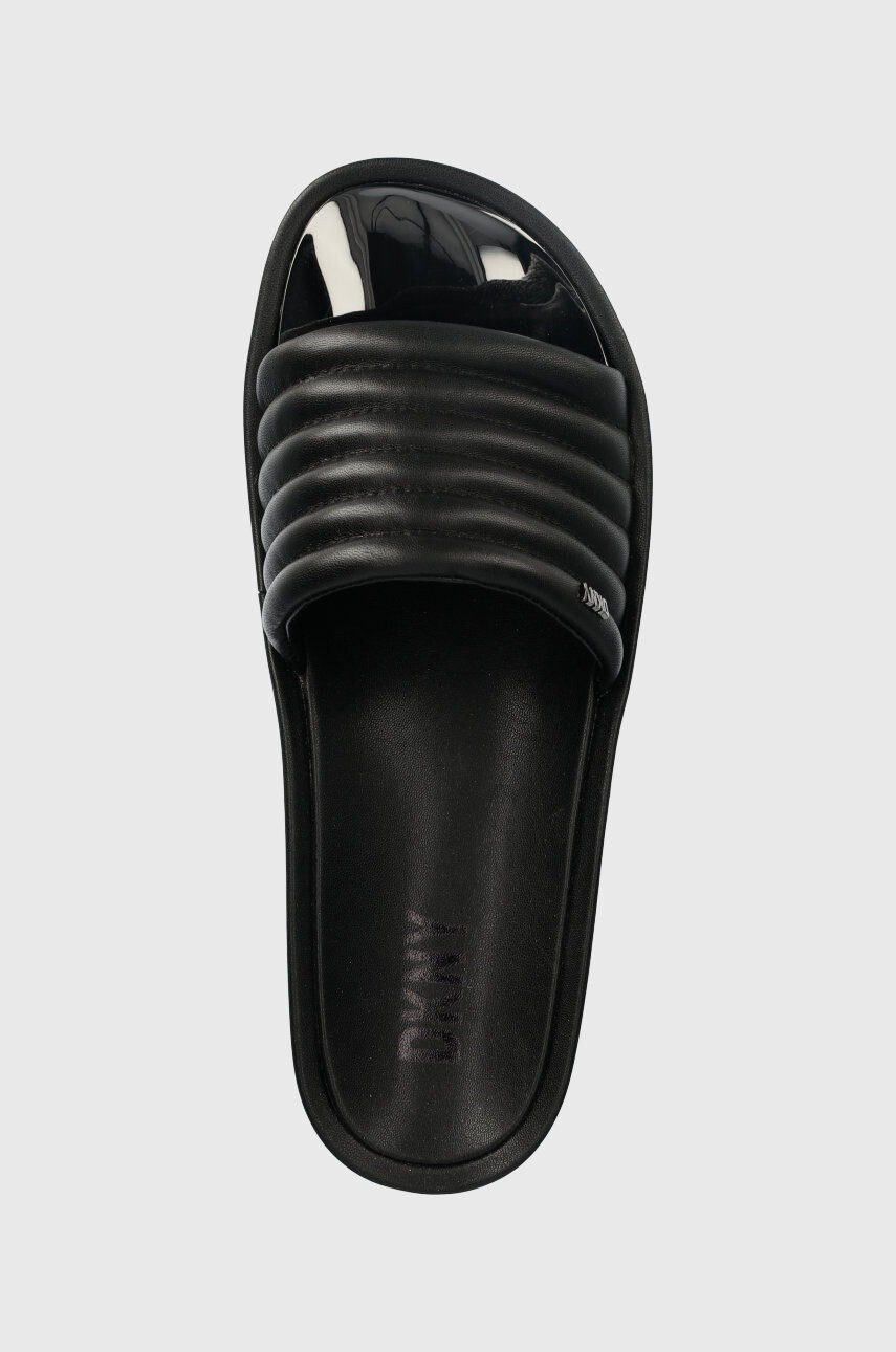 DKNY Кожени чехли JASNA в черно с платформа K4205489 - Pepit.bg