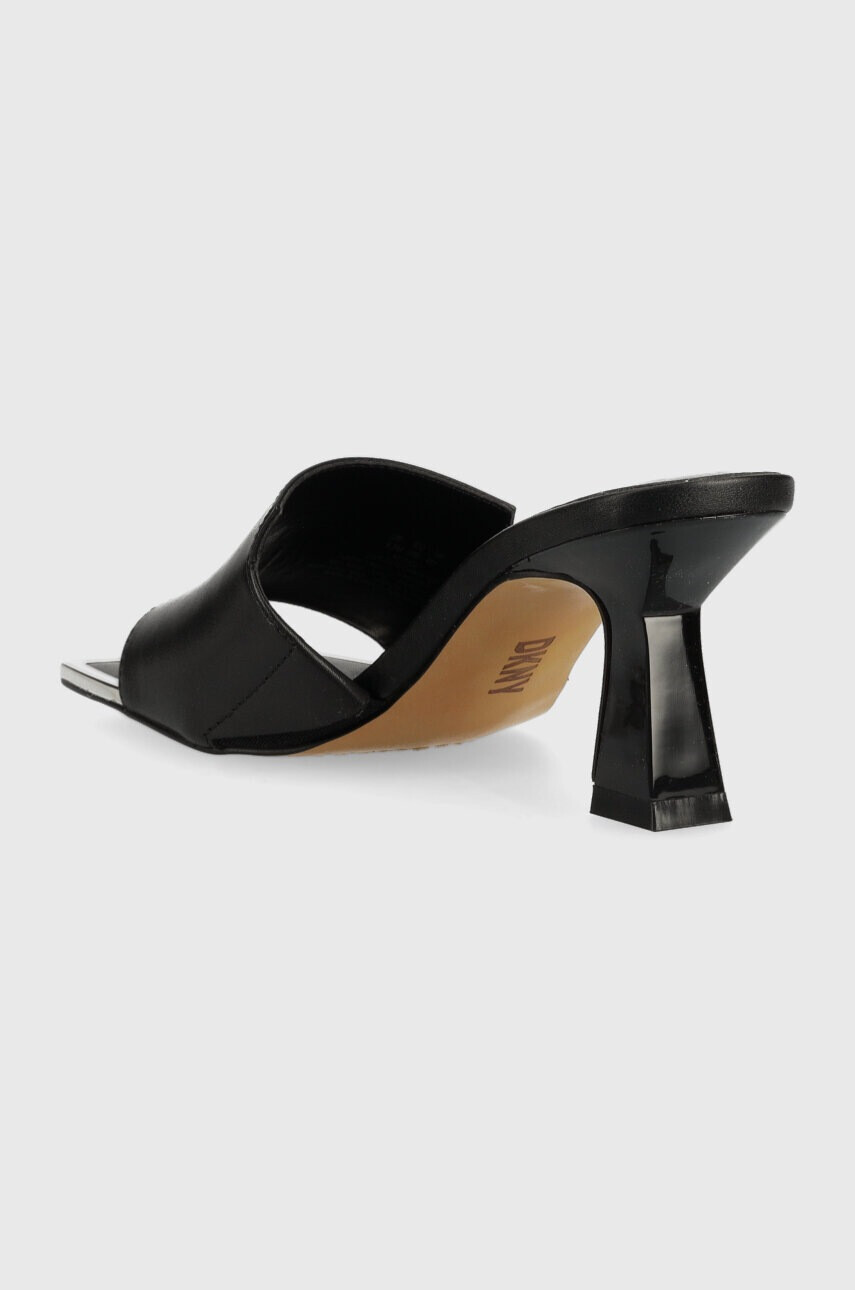 DKNY Кожени чехли KAILYN в черно с ток стилето K1374221 - Pepit.bg