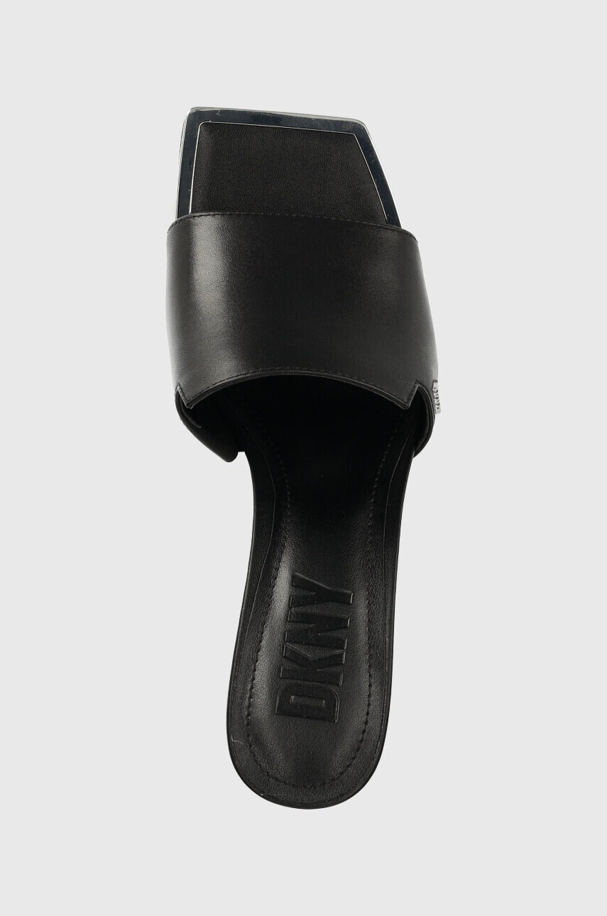 DKNY Кожени чехли KAILYN в черно с ток стилето K1374221 - Pepit.bg