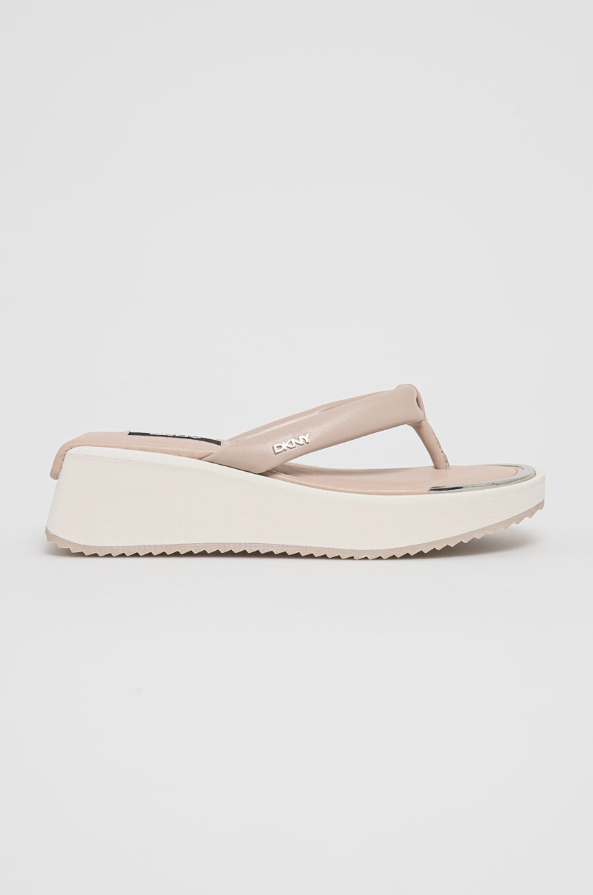 DKNY Кожени джапанки - Pepit.bg