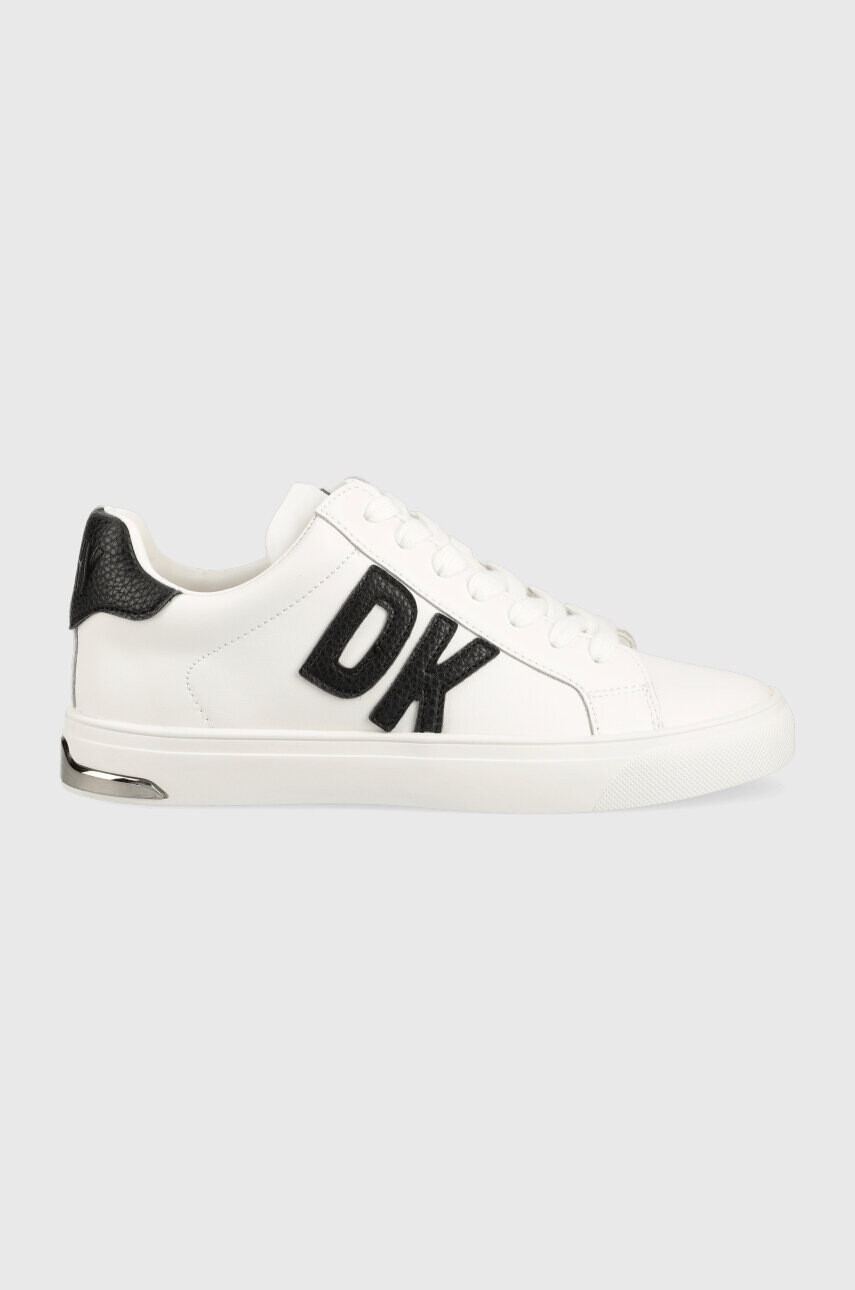 DKNY Кожени маратонки ABENI в бяло K1300916 - Pepit.bg