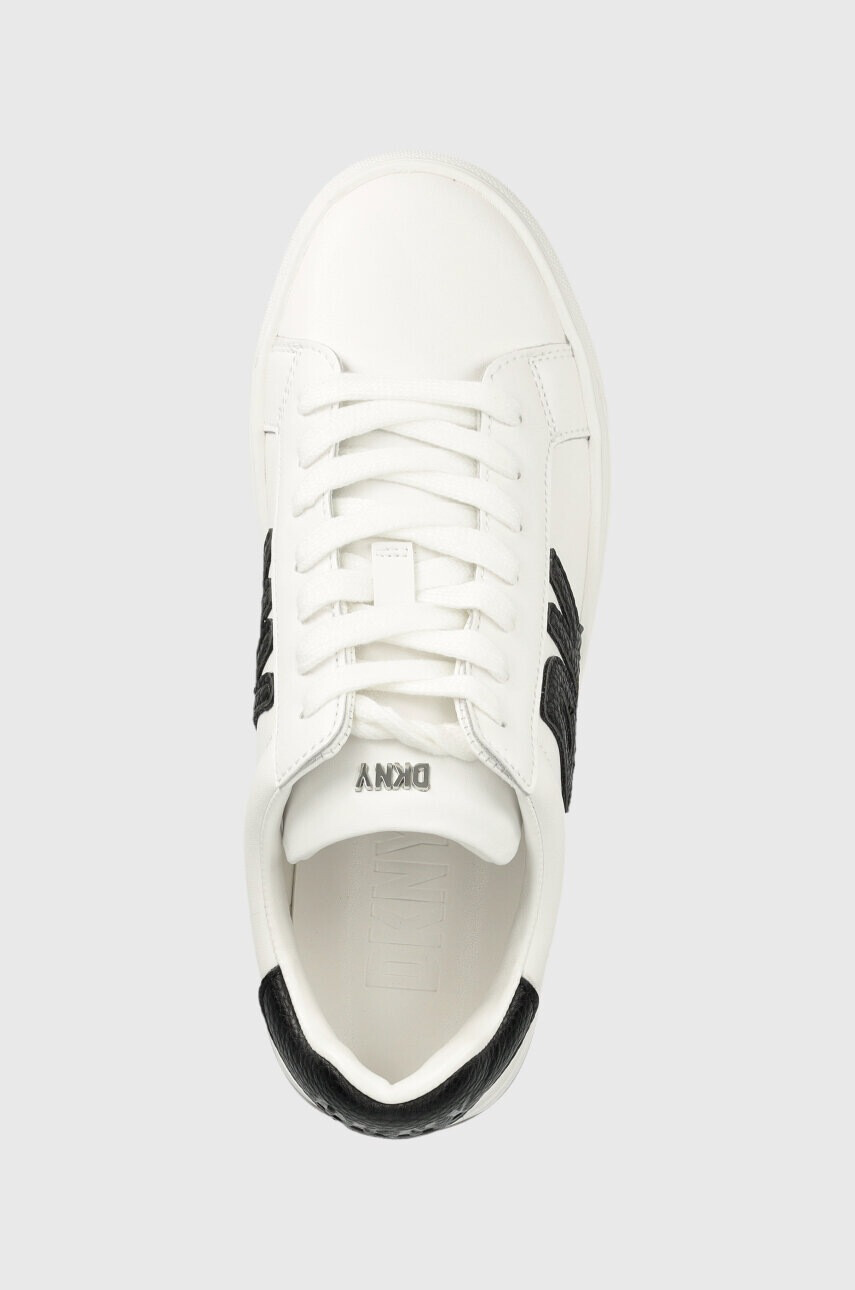 DKNY Кожени маратонки ABENI в бяло K1300916 - Pepit.bg